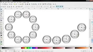 How to Put Object (Complex Graphics) on Path - Inkscape Tutorial