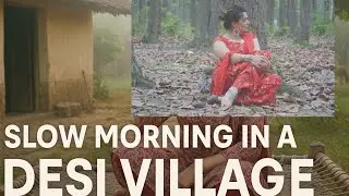 Waking Up in My Village 🐓✨ | A Slow Desi Morning Routine”