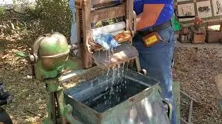 1916 Gas engine powered washing machine at 2023 Gravenstein Apple Fair, Sebastopol, CA