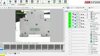 1D Barcode  Inspection MCB with HIKVISION GigE Vision Camera
