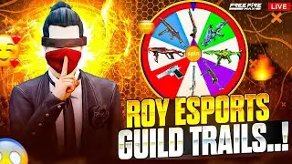 ROY GAMING TELUGU  IS LIVE 1V2 KOTTU 50 PATTU🤑/ RG GUILD TRAILS 😍1V1,1V2,1V3,4V4 #FF #ROY GAMING