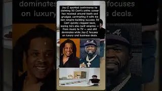 jay-z says 50 cent built grudges &mdash; 50 cent fires back 👀 #jayz #50cent #shorts #music