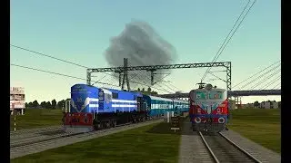 Parallel Race between 2 Trains; WDM3F or WAG5???