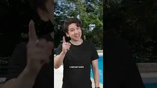 I can't swim