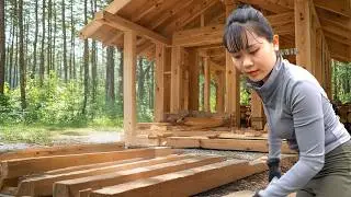 Building the Most Beautiful Log Home | Watch Her Construct a Cozy Cabin