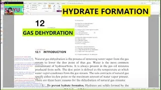 Absorption (glycol dehydration process) and adsorption solid-bed dehydration