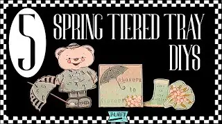 5 SPRING TIERED TRAY DIYS - FROM SHOWERS TO FLOWERS - CREATIVE IDEAS FOR SPRING