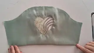 Beautiful sleeve heart ❤️ design cutting and stitching video 