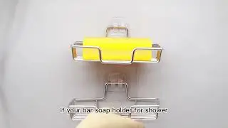 So Nice Soap Dish for Shower,Soap Savers soap Dishes for bar Soap Holder for Shower Wall,Soap Tray