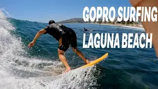 Surfing Laguna Beach w/ Pros and Locals!