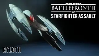 Star Wars Battlefront II: Starfighter Assault (PS4) no commentary. RYLOTH Vulture Droid
