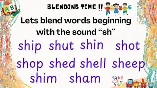 Let's Blend SH Words! Fun Phonics for Kids!
