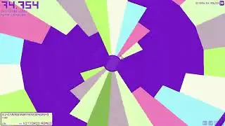 Open Hexagon: Pi 1.8x 81.595 Seconds (5th!)