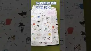 Best Anime Tshirt Under Rs 350 | Souled Store Latest Anime Tshirt #trending #anime #shorts #edit