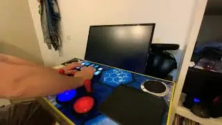 DIY ultimate rhythm game controller. quawer game (better mania clone)