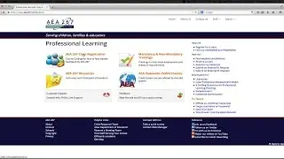 Central Rivers AEA Services: Professional Learning