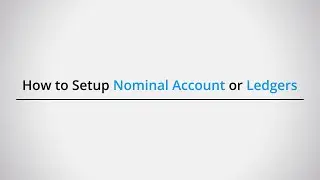 How to setup Nominal Account FastAccounts