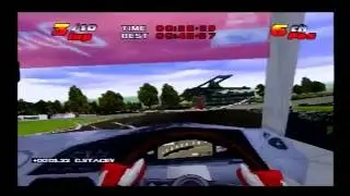 Rainy Track Day at Brands! Ford Fiesta | TOCA 2 Touring Cars | PlayStation/PS1/PSX HD