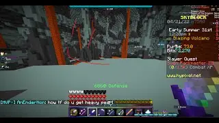 Lava Fishing New NETHER UPDATE (Hypixel Skyblock)