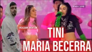 RAPERO ESPAÑOL ALUCINA CON TINI, Maria Becerra  Miénteme (Live Hipódromo de Palermo, TINI Tour 2022)