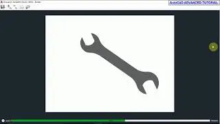 #AutoCAD TUTORIAL   3D WRENCH