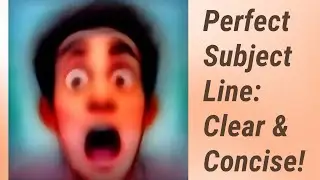 Crafting the Perfect Subject Line: Clear & Concise!