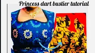 How to pad princess dart bustier/stylish bustier blouse (@nekkyhandmade)