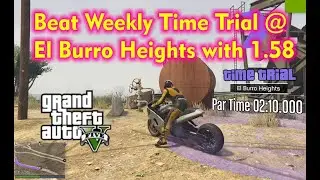 Beat Weekly Time Trial @ El Burro Heights with 1:58