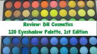 Обзор: палетка теней для век BH Cosmetics 120, 1-е издание