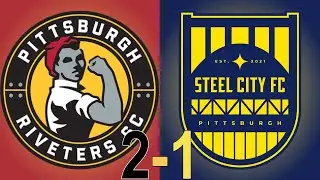 Pittsburgh Riveters vs. Steel City FC Highlights (6/27/25)