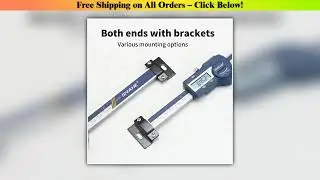 SHAHE Stainless Steel Horizontal Linear Scale Type Digital Caliper LCD Display Wholesale Best