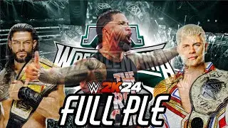 WWE 2K24 Universe Mode | WrestleMania Full PLE Event | Season 3 Finale!