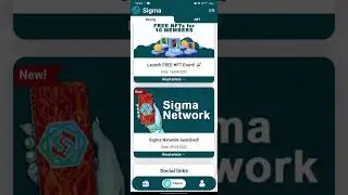 Sigma network mining | Referral code: Shanmugamspn | get free 0.5/h | link in description | 💯 proof