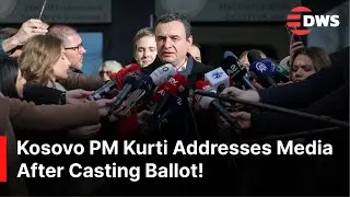 FULL REMARKS: Kosovo PM Albin Kurti Calls for High Turnout After Voting in Snap Election | AC1Z