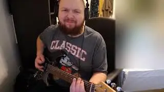 Sliding Pinch Harmonics On Fretless Guitar