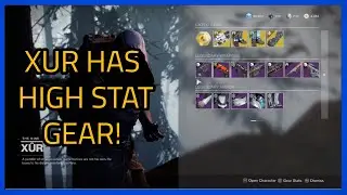HIGH STAT GEAR XUR LOCATION & INVENTORY