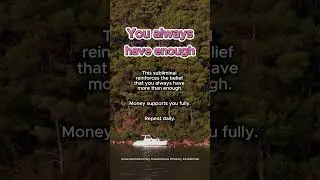 MORE THAN ENOUGH ✨ Subliminal | Abundance Mindset #subliminal