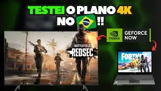 GEFORCE NOW 4K no BRASIL FUNCIONA MESMO? Teste completo na TV SAMSUNG e PC!