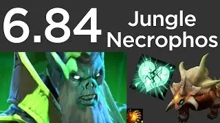 6.84 Necrophos Jungle Guide: Ancients - Level 6 + Midas 6m  - Leafeator DotA