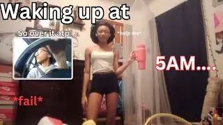 I attempted to wake up at 5AM for a day....*FAIL*