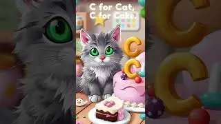 C for Cat Chiku 🐱 | शरारती बिल्ली | Kids Fun Moral Story | ABC Stories