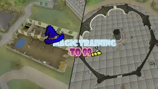 OSRS- Back to OSRS: Magic training to 99, high alch from trade Part 2 (sped up)