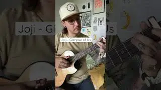 Joji - Glimpse of Us ukulele cover (tabs available)