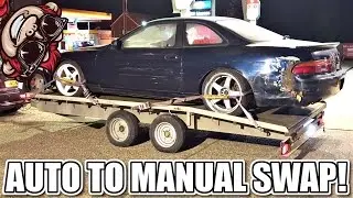 🐒 AUTO TO MANUAL TRANSMISSION SWAP 1JZ SC300 SOARER