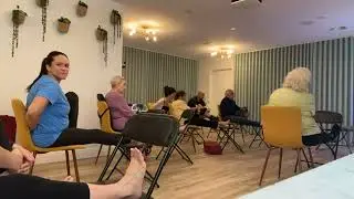Family Chair Yoga - Timelapse