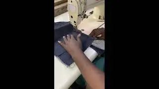 HOW I CUT AND SEW THIS DENIM JEAN