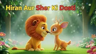 जब शेर बना सबका दोस्त | शेरू की प्यारी कहानी 🦁 | When a Lion Became Everyone’s Friend | #shortvideo