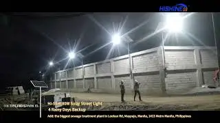 Hi-Slim 80w solar street light, full power 3 rainy days