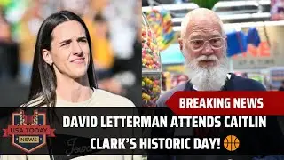 David Letterman at Iowa: What Brought Him to Caitlin Clark&rsquo;s Jersey Ceremony? । USA TODAY NEWS