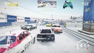 Wreckfest 25.12.19 Speedemon Rumble Race - Fire Rock Raceway Main Circuit Reverse